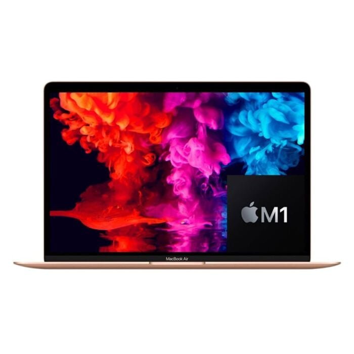 Apple MacBook Air 13 MGND3 - Apple M1 Chip 8-GB 256-GB SSD 13.3" Retina IPS LED Display With True Tone Backlit Magic Keyboard & Touch ID & Force Touch TrackPad (Gold, 2020, Used)