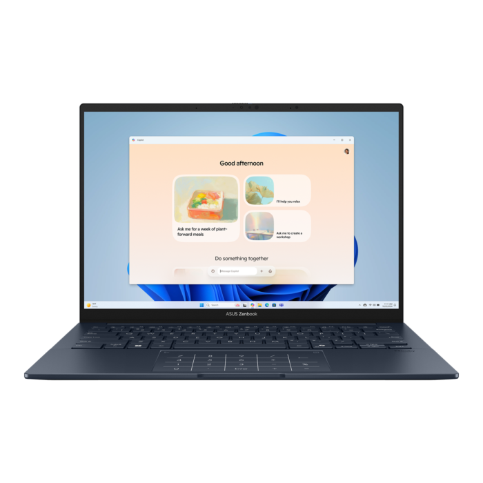 Asus Zenbook 14 UX3405MA - Intel Core Ultra 9 185H Processor 16-GB 1-TB SSD Intel Arc Graphics 14.0" WUXGA 1200p OLED Touchscreen Display Backlit KB W11 (Ponder Blue, 2 Year Asus Direct Local Warranty)